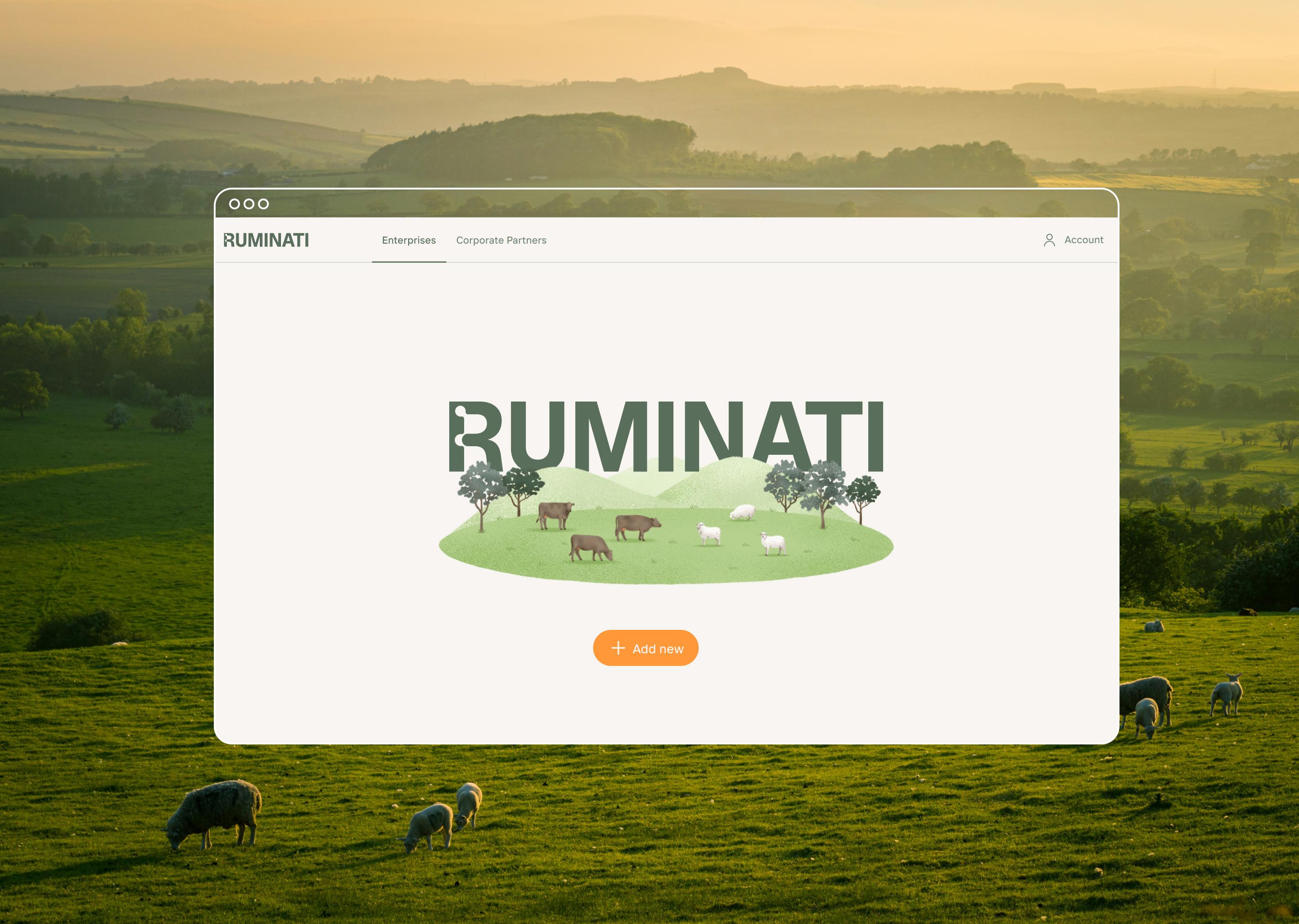 Ruminati is a climate solution for every level of the agricultural supply chain. Developed by Nakatomi, this revolutionary new software helps producers and industry measure and manage emissions.